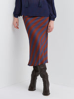 Moonshadow Silk Bias Skirt - Moonshadow
