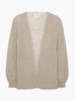 Olivia Mohair Cardigan Without Lurex - Beige