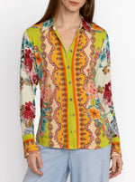 The Janie Favorite Button Front Shirt - Rossy