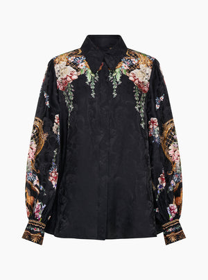 Curved Collar Blouse - Noble Endeavours