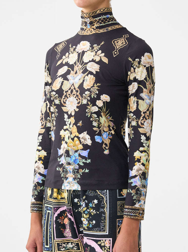 Jersey Turtleneck - Ottoman Elegance