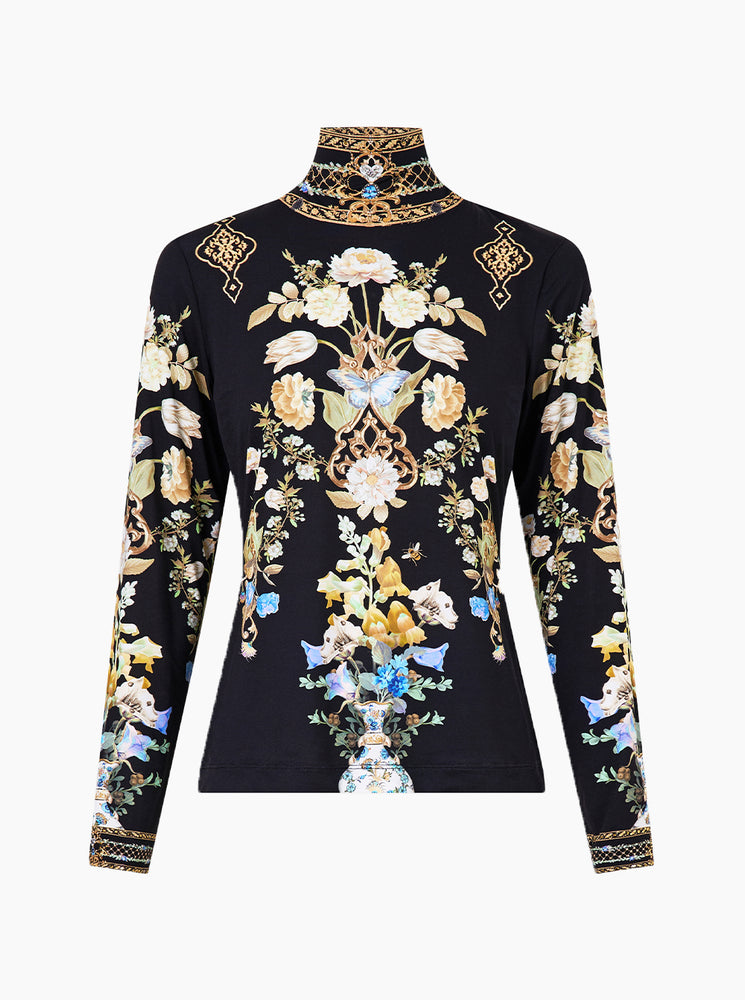 Jersey Turtleneck - Ottoman Elegance