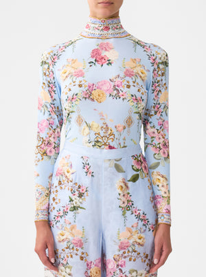 Jersey Turtleneck - Tiled In Time