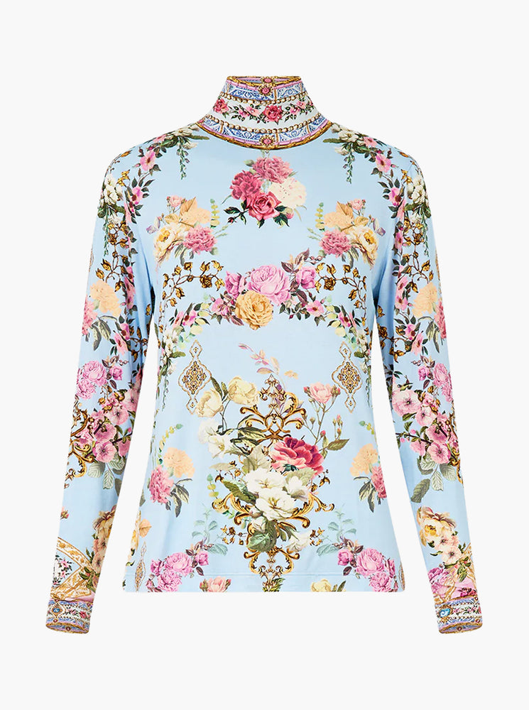 Jersey Turtleneck - Tiled In Time