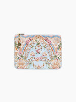Small Canvas Clutch - Tiled In Time