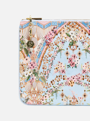 Small Canvas Clutch - Tiled In Time