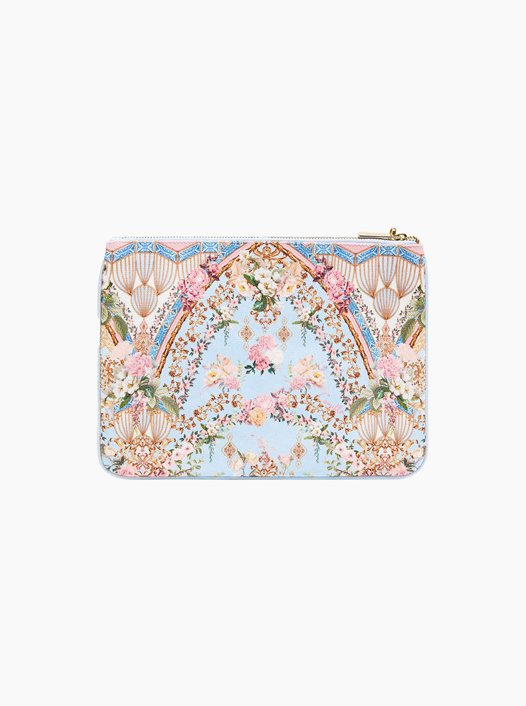 Small Canvas Clutch - Tiled In Time