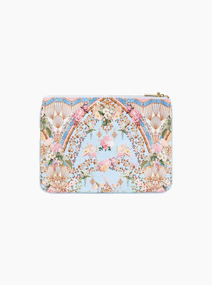 Small Canvas Clutch - Tiled In Time