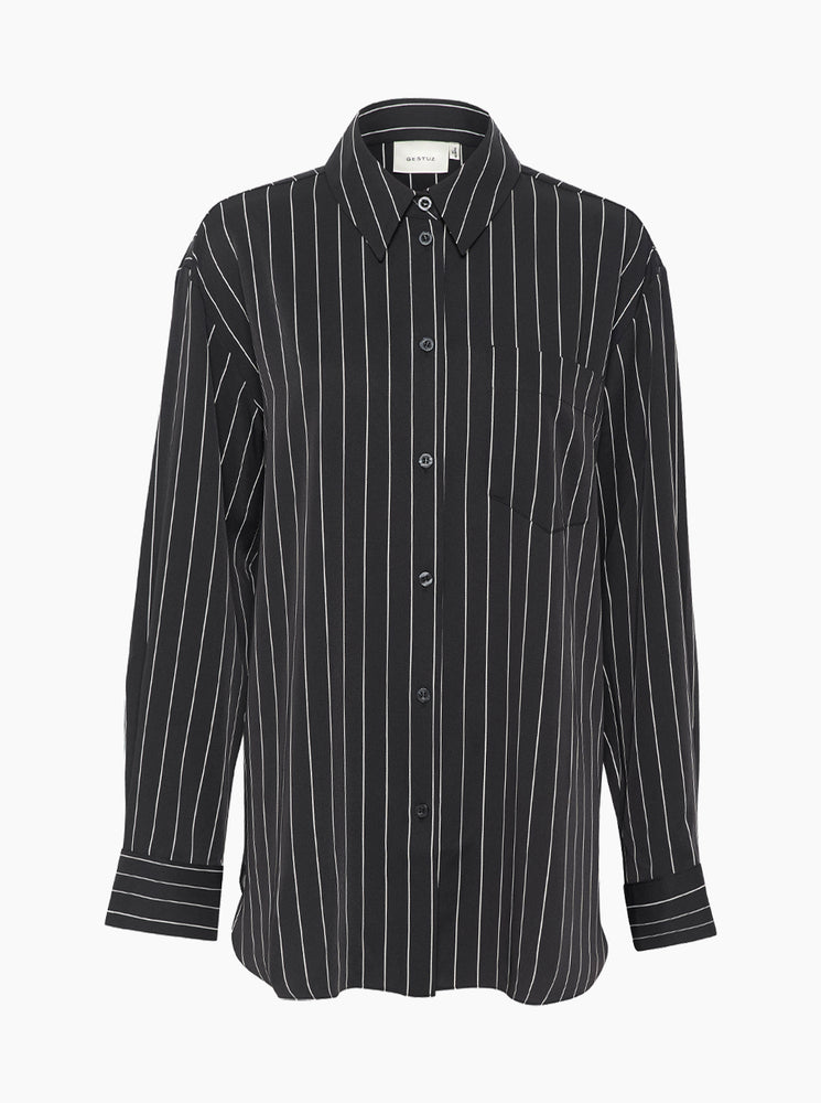 FrylaGZ Shirt - Black Pinstripe