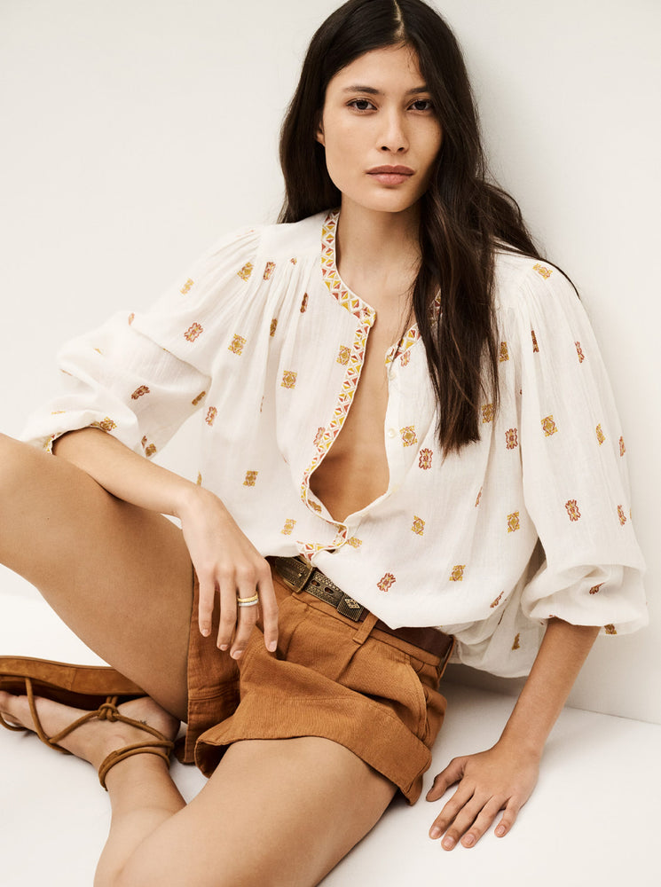 Daphne Shirt - Ecru
