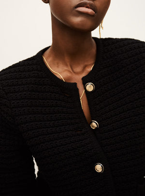Gaspard Cardigan - Black