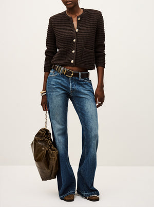 Gaspard Cardigan - Chocolate