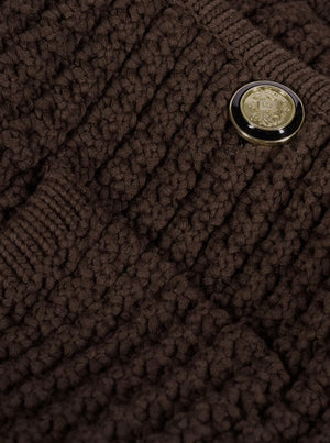 Gaspard Cardigan - Chocolate