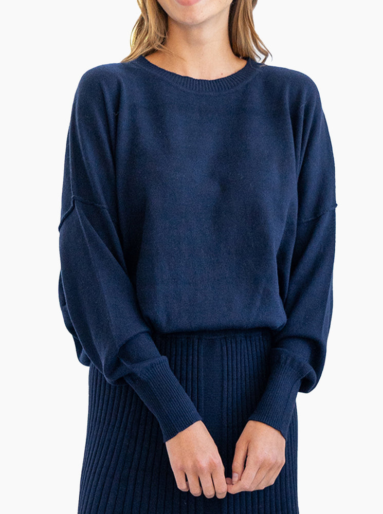 Lucy Knit - Navy