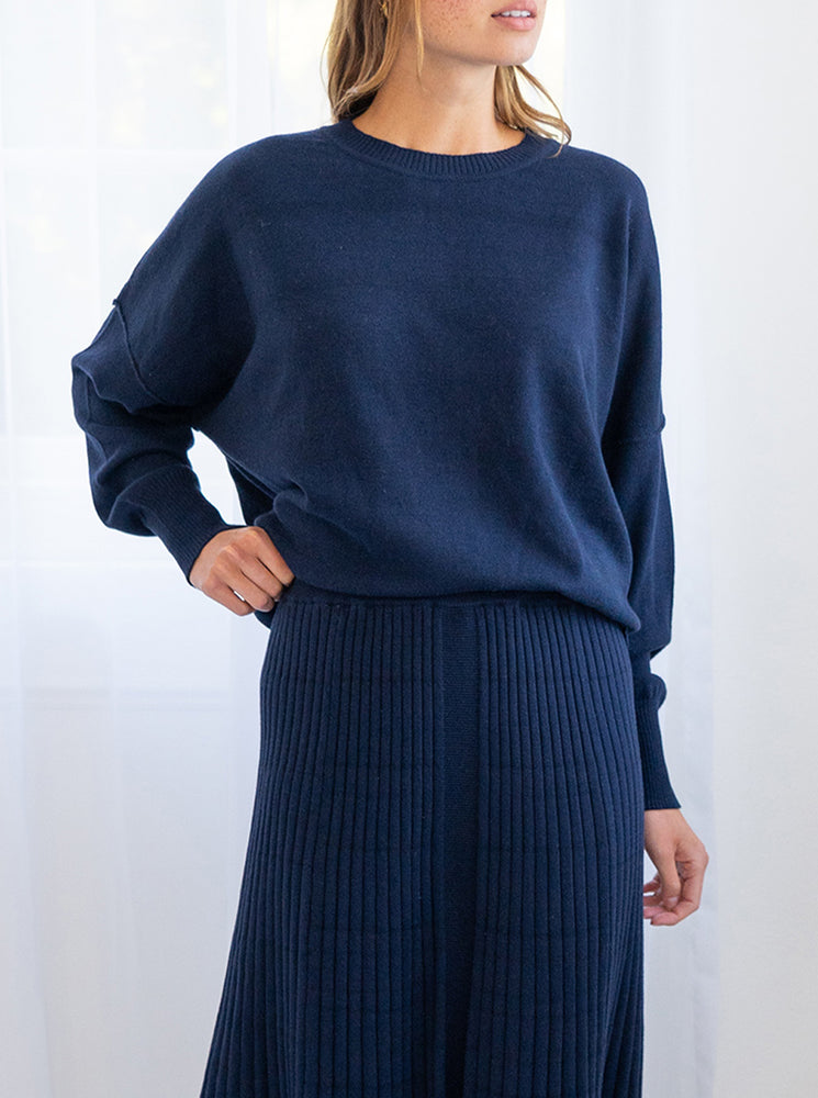 Lucy Knit - Navy