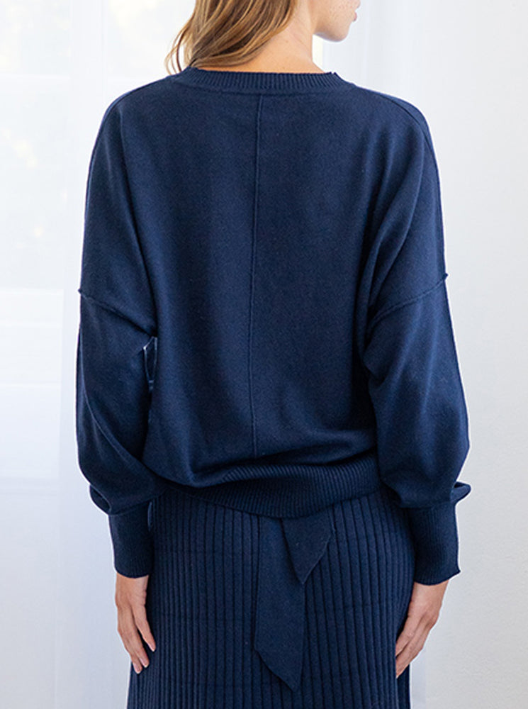 Lucy Knit - Navy