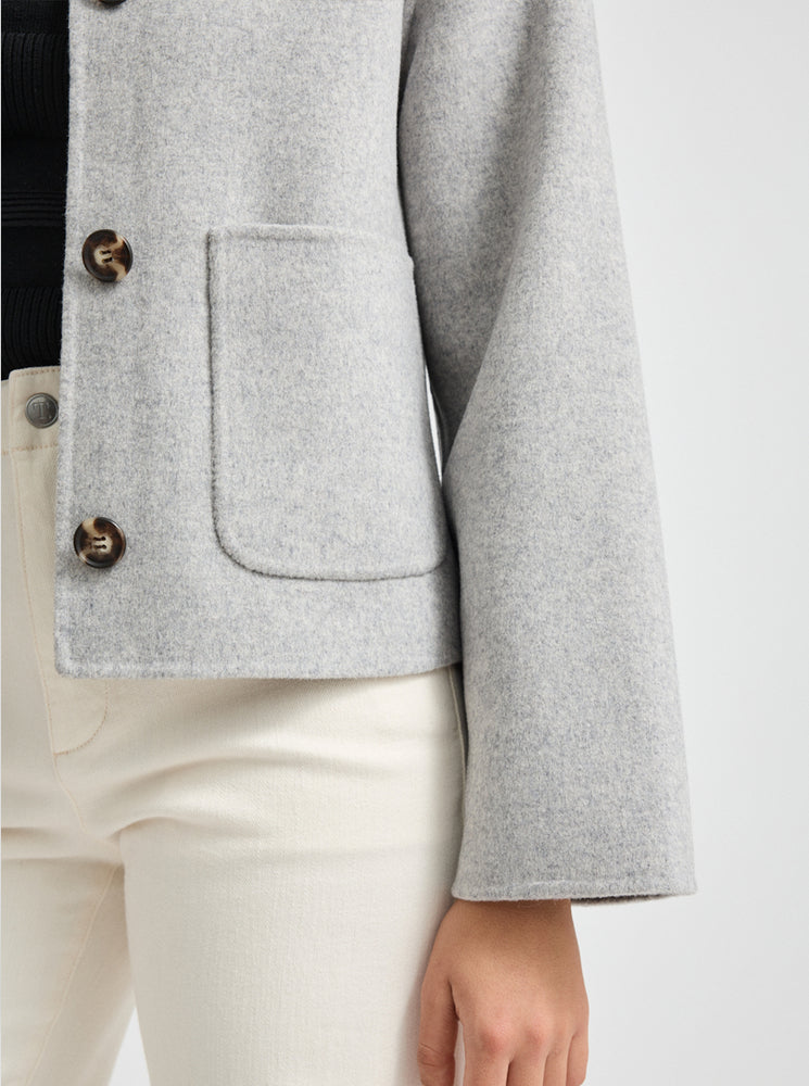 Wool Jacket - Mid Grey