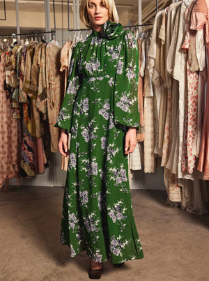 
            
                Load image into Gallery viewer, Spring Maxi Dress - Green Rose
            
        