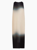 Dress In Two Color Fade Print - Two Color Fade