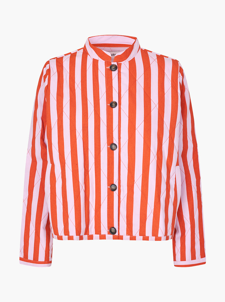 EmiliaLL Jacket LS - Orange/Pink Stripe