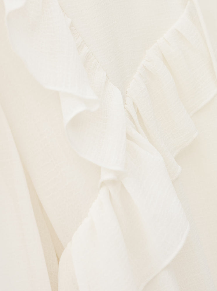 Nils Long-Sleeved Blouse - Ecru