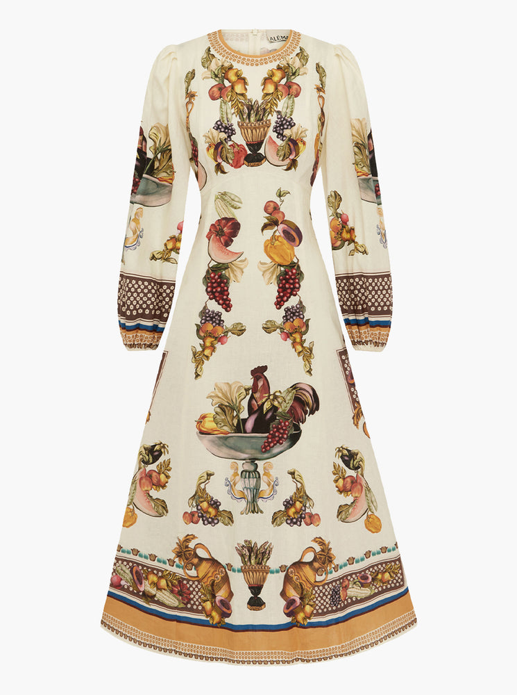 Mercado Midi Dress - Multi
