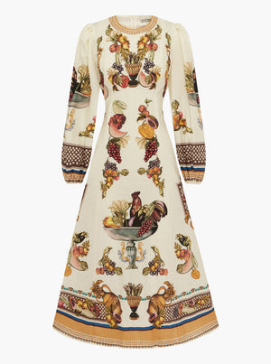 Mercado Midi Dress - Multi
