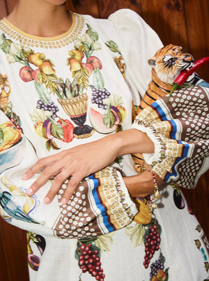 Mercado Midi Dress - Multi