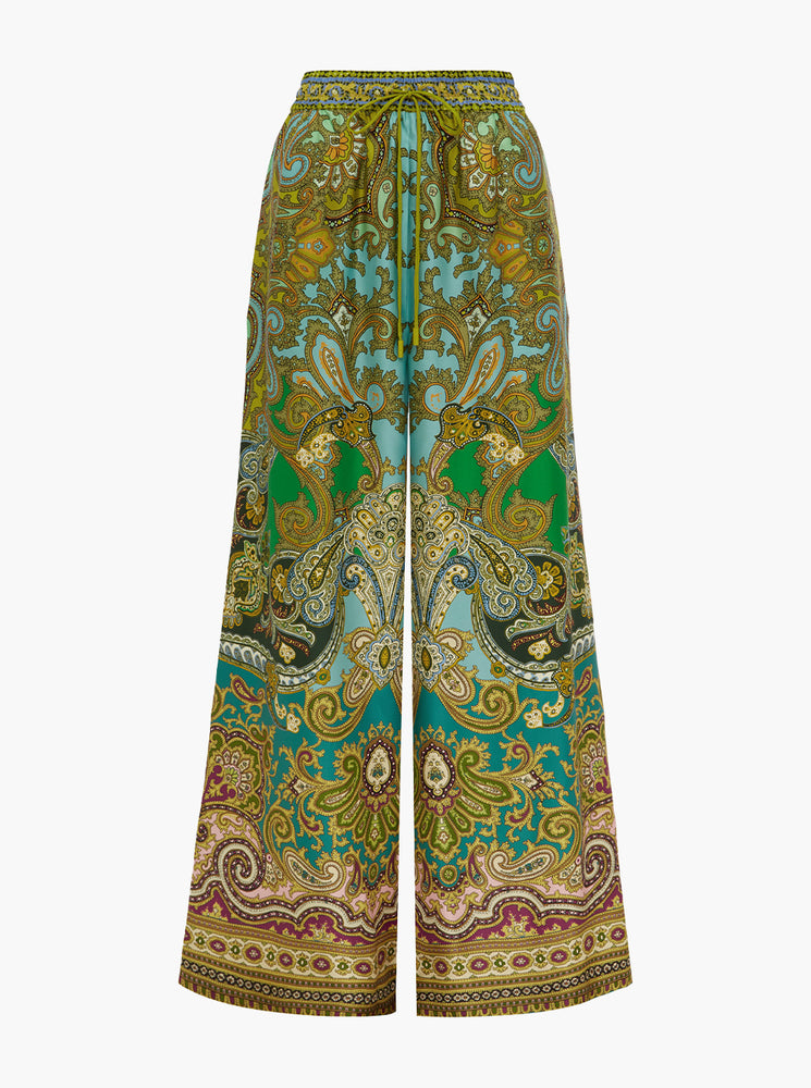 Clemenza Silk Pant - Multi