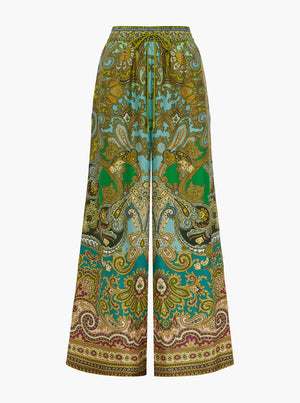 Clemenza Silk Pant - Multi