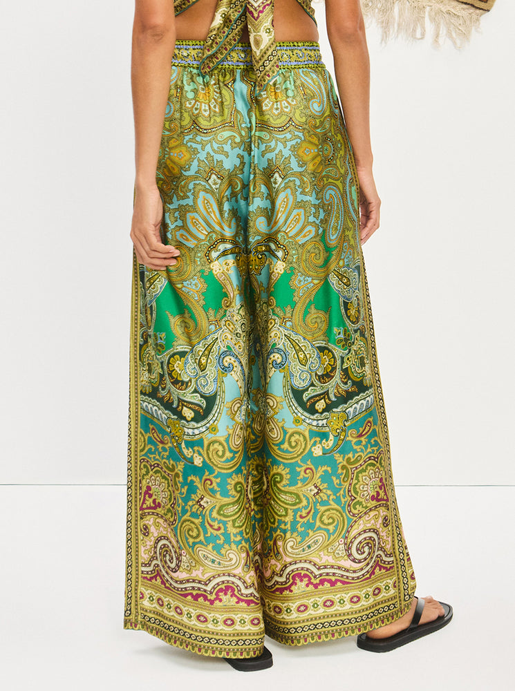 Clemenza Silk Pant - Multi