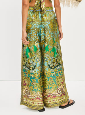 Clemenza Silk Pant - Multi