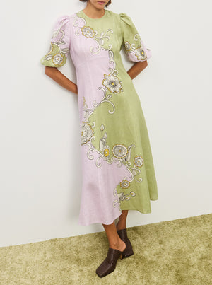 Sora Midi Dress - Multi