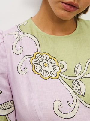 Sora Midi Dress - Multi