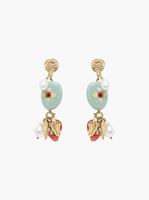 Tesori Beads & Charm Earrings - Multi