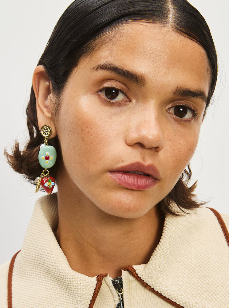 Tesori Beads & Charm Earrings - Multi