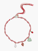Tesori Rossa Macrame Charm Necklace - Multi