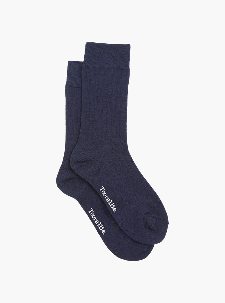 Fine Merino Socks - Navy