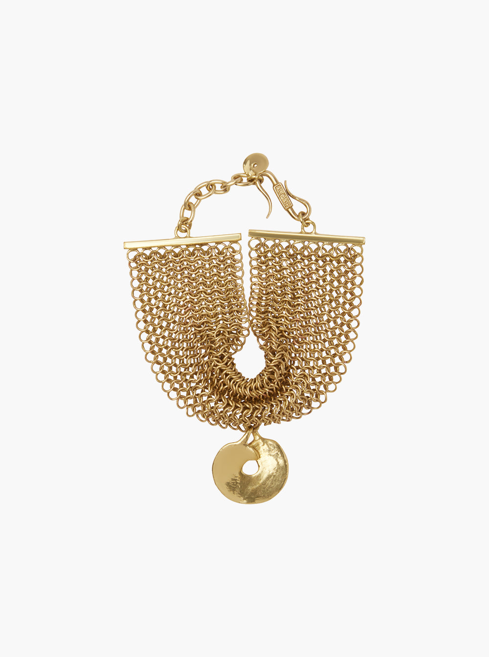 Atomic Chainmail Disc Bracelet - Gold – HEM Store