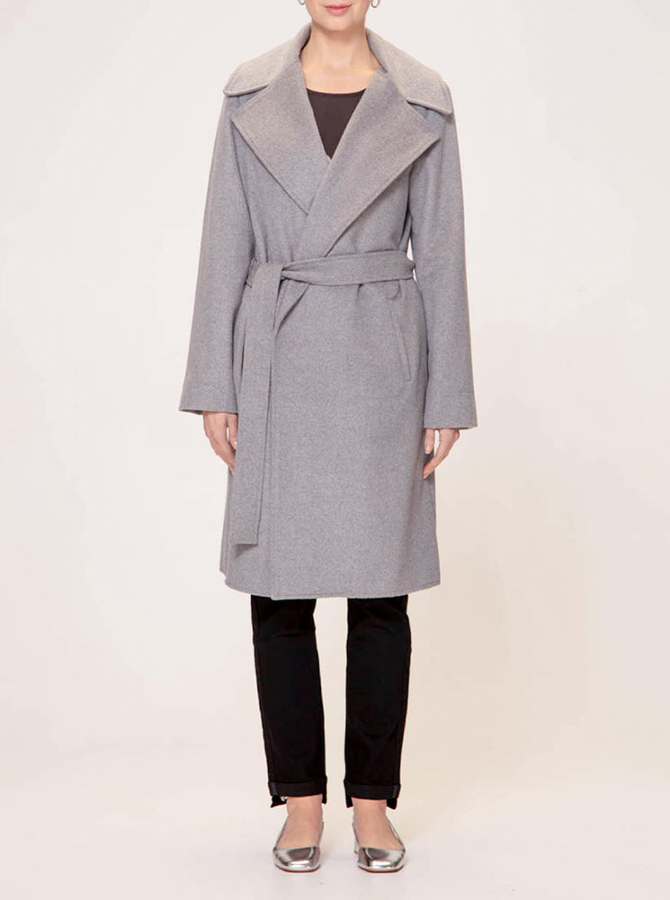 Foxtail Coat - Grey Marle