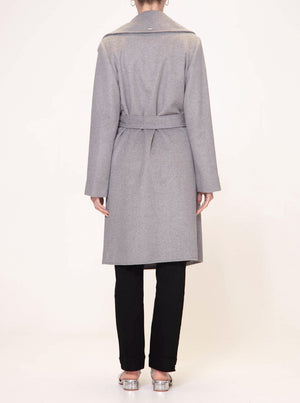 Foxtail Coat - Grey Marle