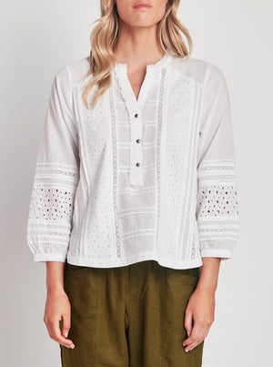 
            
                Load image into Gallery viewer, Selena Blouse - White
            
        