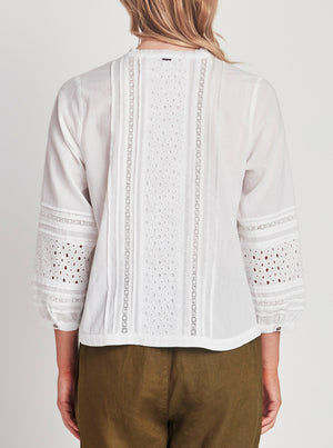 
            
                Load image into Gallery viewer, Selena Blouse - White
            
        