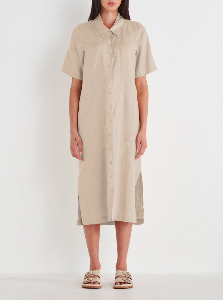 
            
                Load image into Gallery viewer, Treasury Dress - Sand
            
        