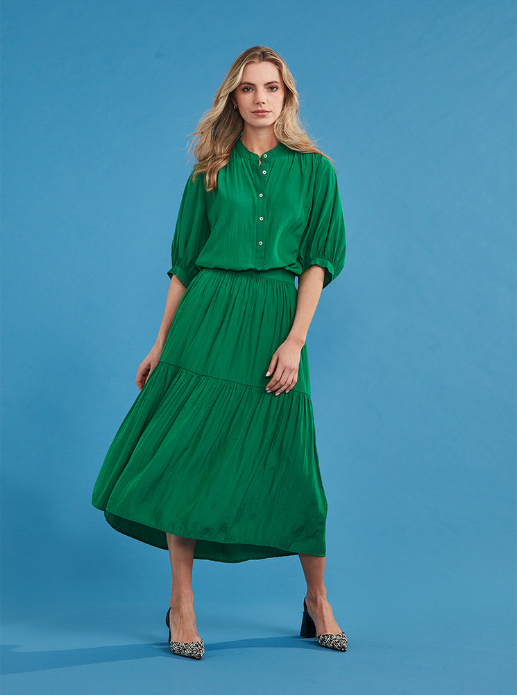 Strike Skirt - Emerald