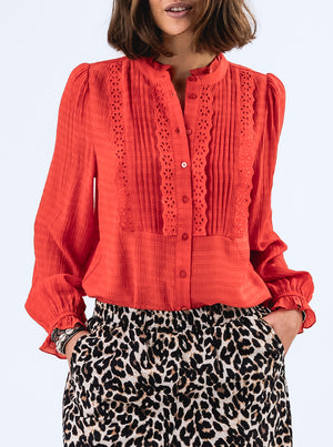 ArielLL Shirt LS - Coral