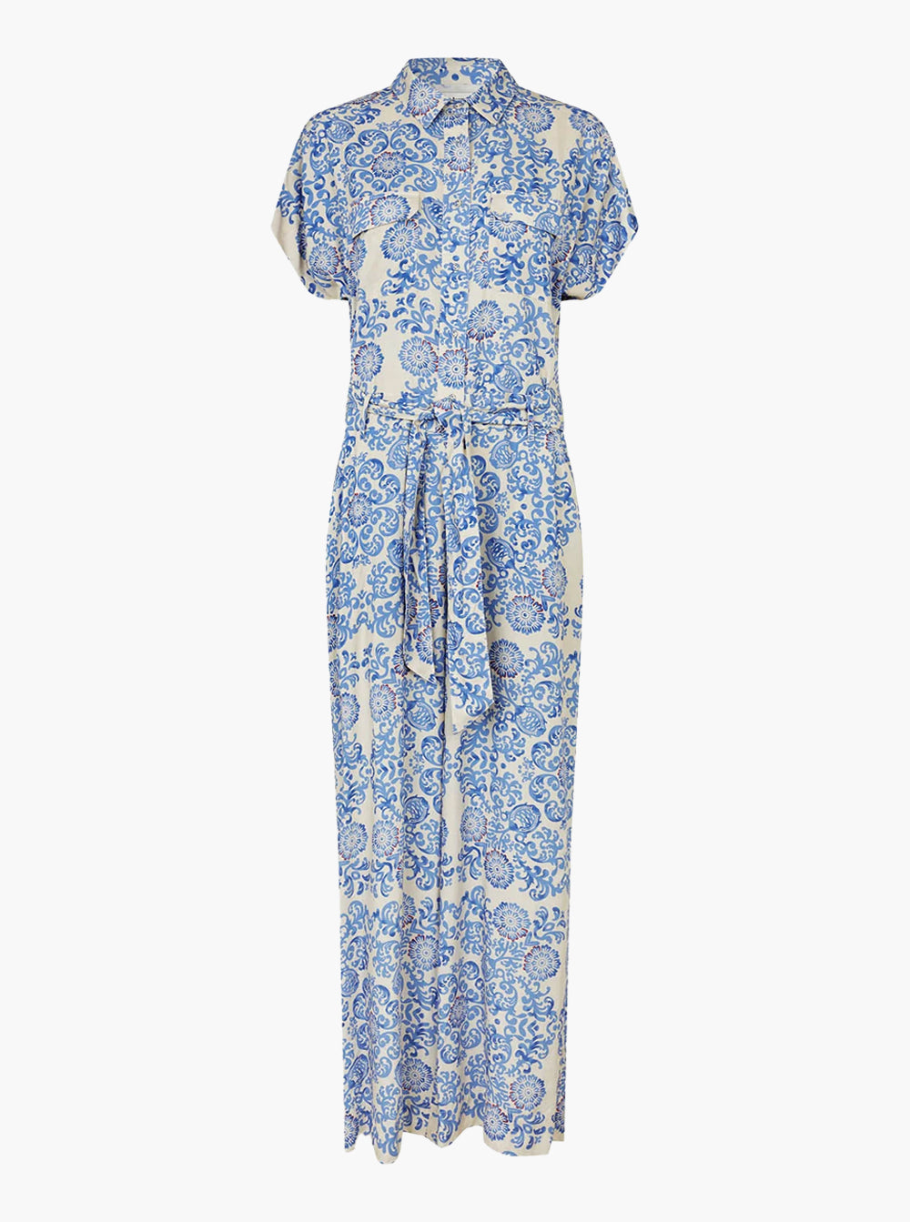 What Mathilde Deep Blue Mathilde Jumpsuit - Light Blue – HEM Store