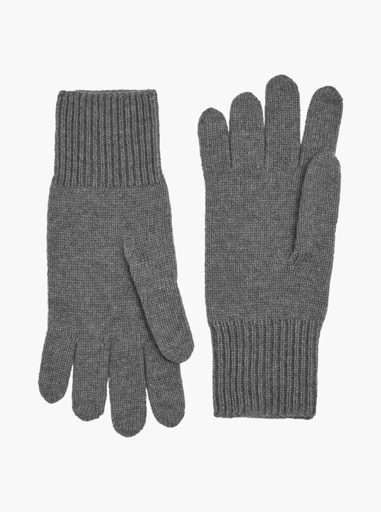 Merino Glove - Mid Grey
