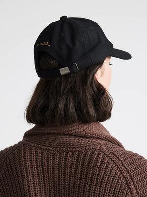 T-Mark Wool Cap - Black