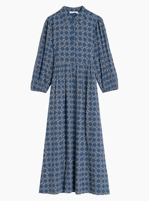 Prune Maxi Dress - Indigo